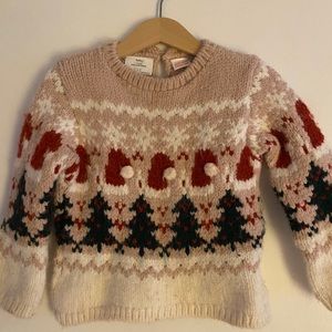 zara christmas sweater